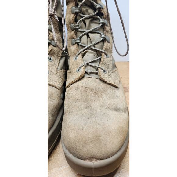 Hot Weather Combat Army Boots 10 R Military Tactical Desert Tan Vibram Soles main image 8